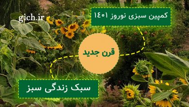 کمپین سبزی نوروز ۱۴۰۱ - قرن جدید - سبک زندگی سبز - احسان میرزایی - مجله گیچ