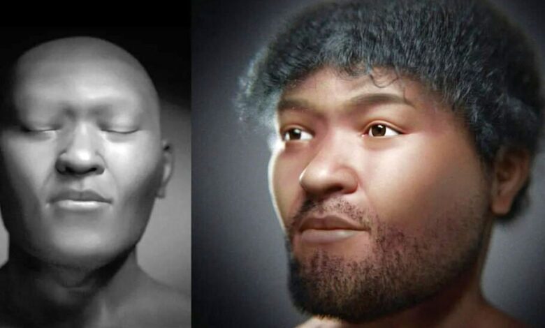 بازسازی صورت مرد 35 هزار سالی آفریقایی مجله گیچ (2)